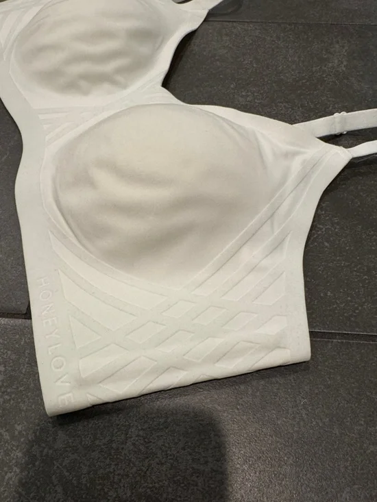 Honeylove Seamless White Wireless Softform Bra w/ Removable Padding L - Picture 6 of 13